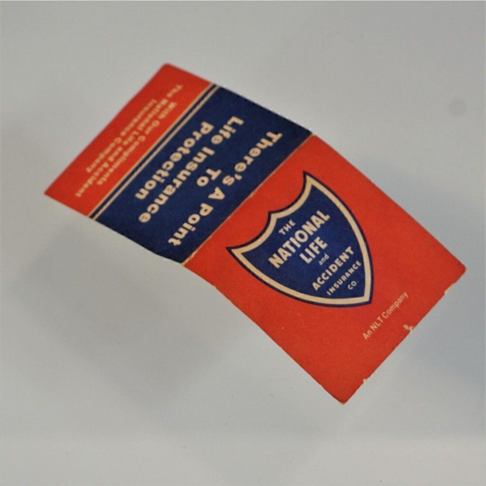 Vintage National Life & Accident Ins Advertising Sharps Sewing Needles Japan